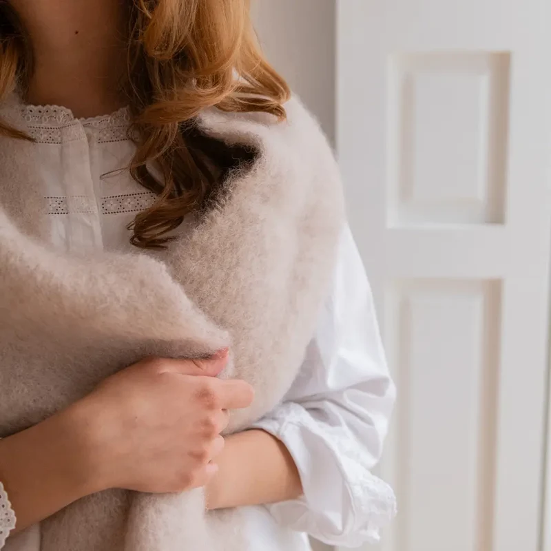 Foulard Mohair Crudo