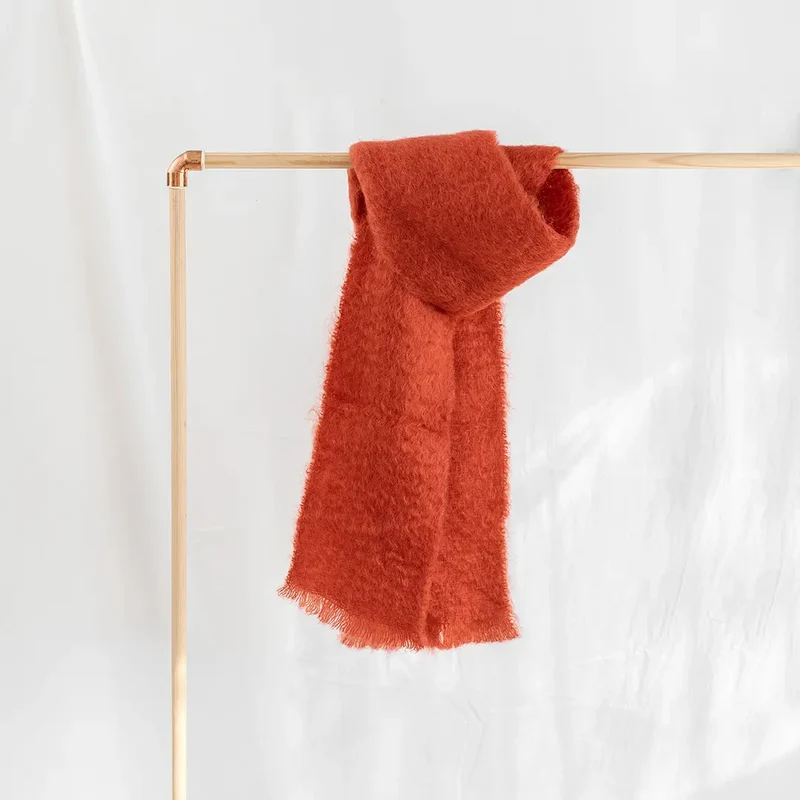 Foulard Mohair Naranja