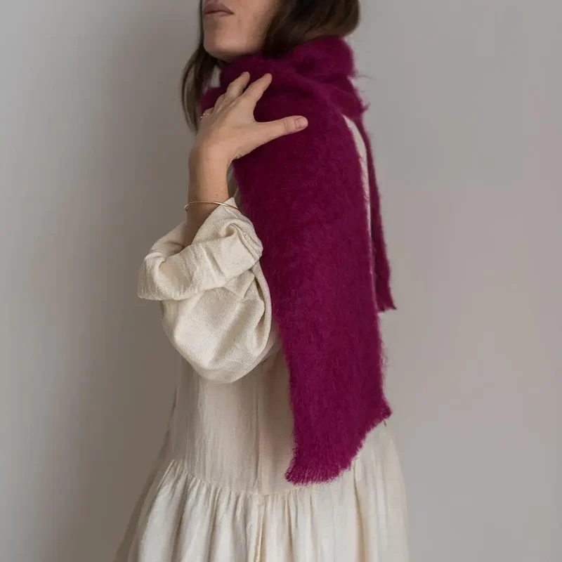 Foulard Mohair Buganvilla