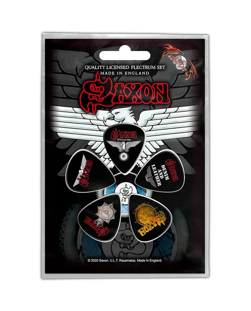Saxon - Pack de púas "Wheels Of Steel"