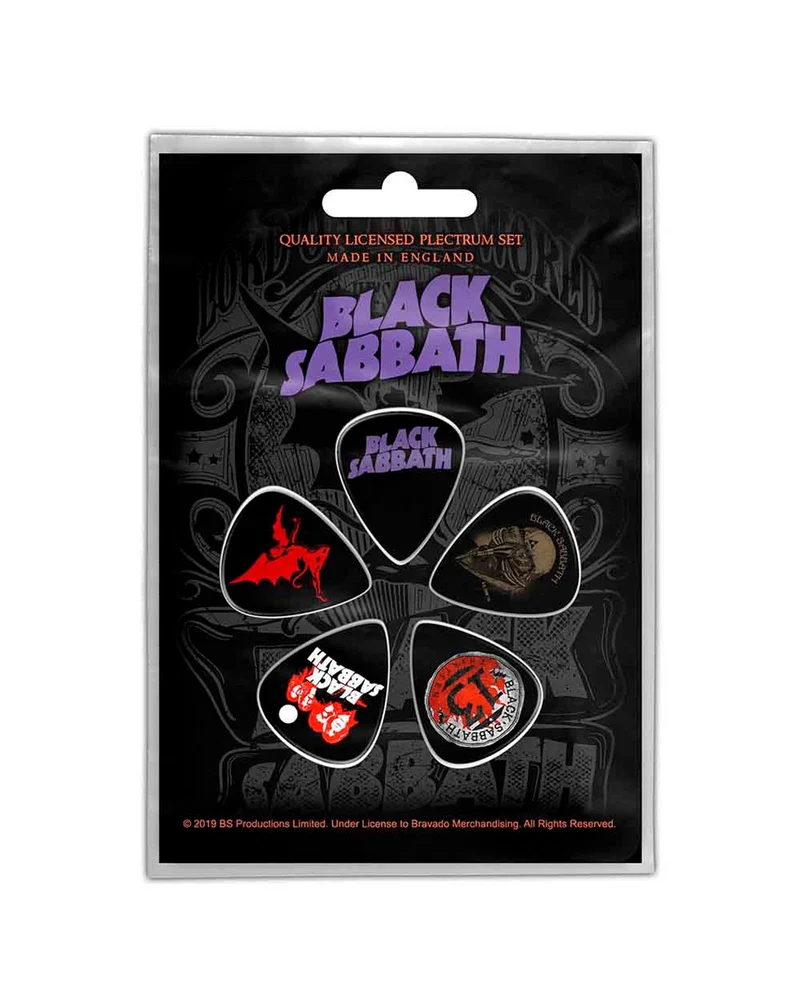 Black Sabbath - Pack de púas "Purple Logo"