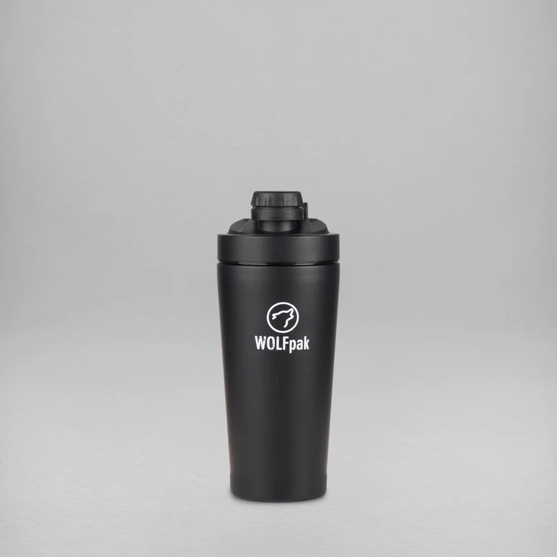 20oz Alpha Black Twist Cap Shaker