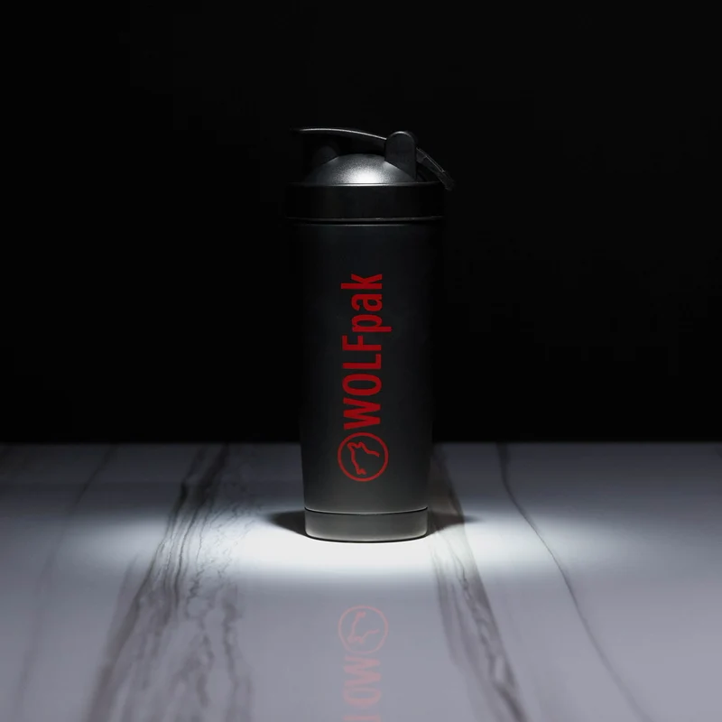 Black Elite Red Letters Shaker