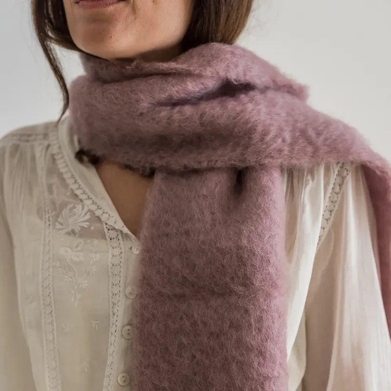 Foulard Mohair Lila