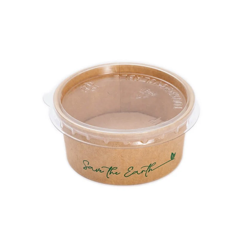 Salsera Cartón Kraft 30ml + Tapa rPet