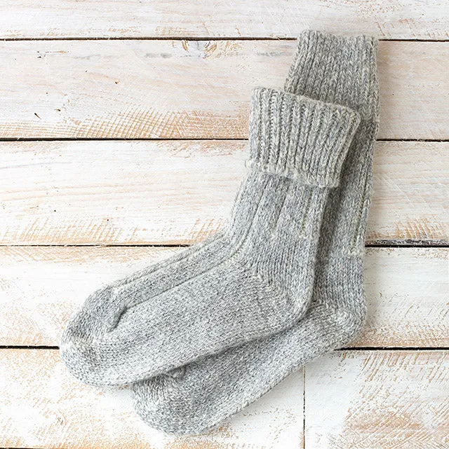 Calcetines de Lana Natural - Grises