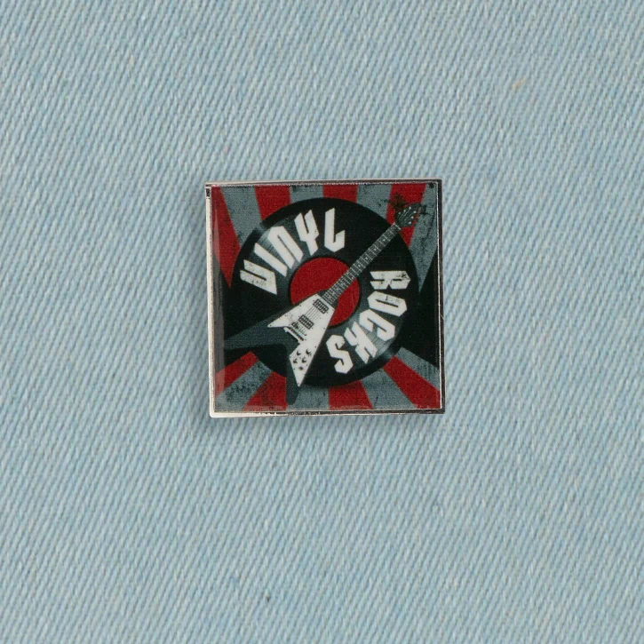 Vinyl Rocks Pin
