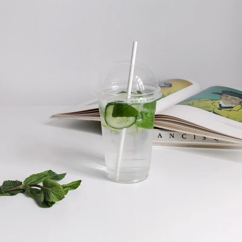 Vasos Transparentes Compostables 400ml (17oz)