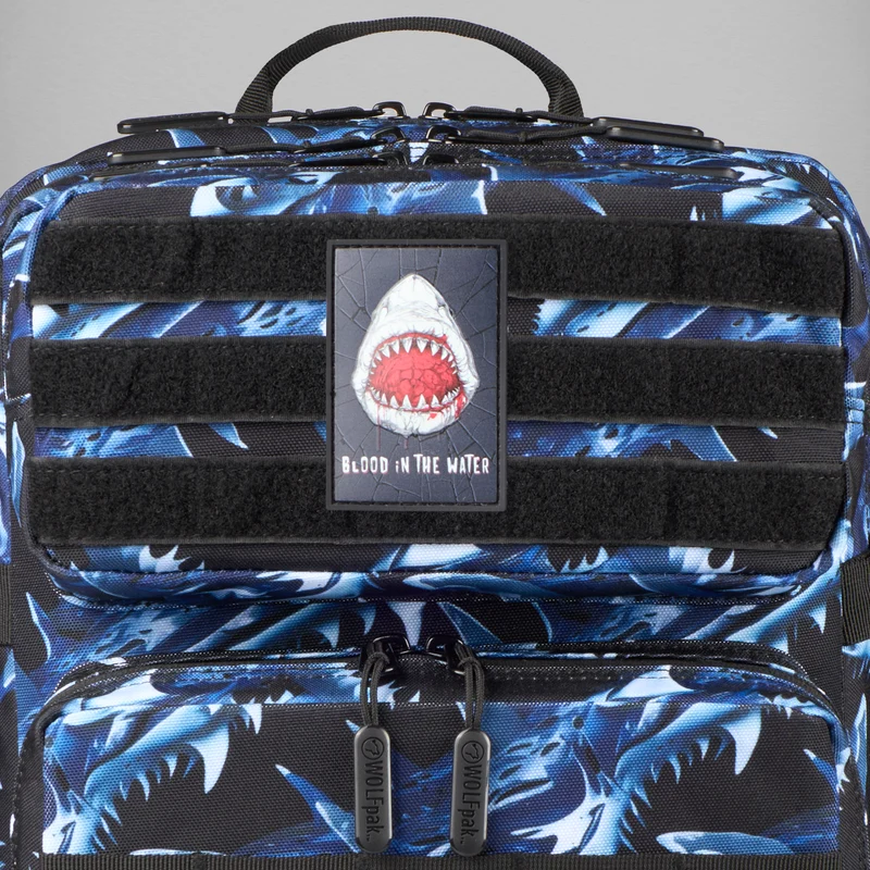 Shark Bite Blood In The Water Patch