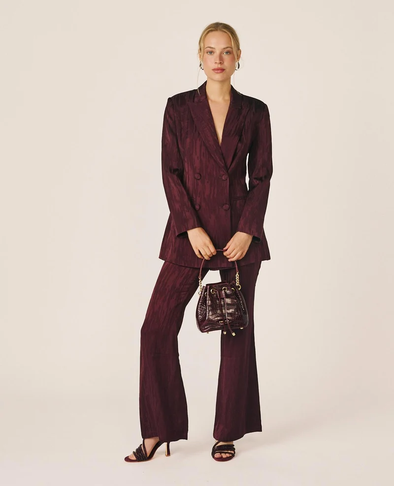PANTALÓN FLARE JACQUARD