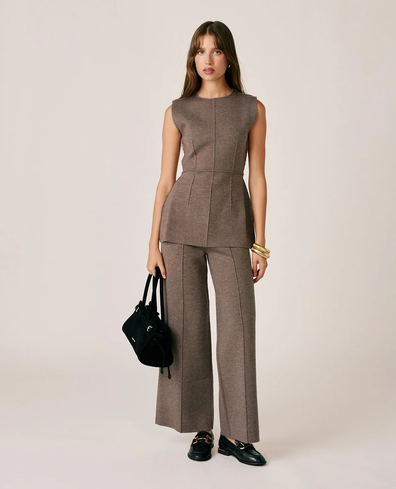 PANTALÓN PUNTO WIDE LEG