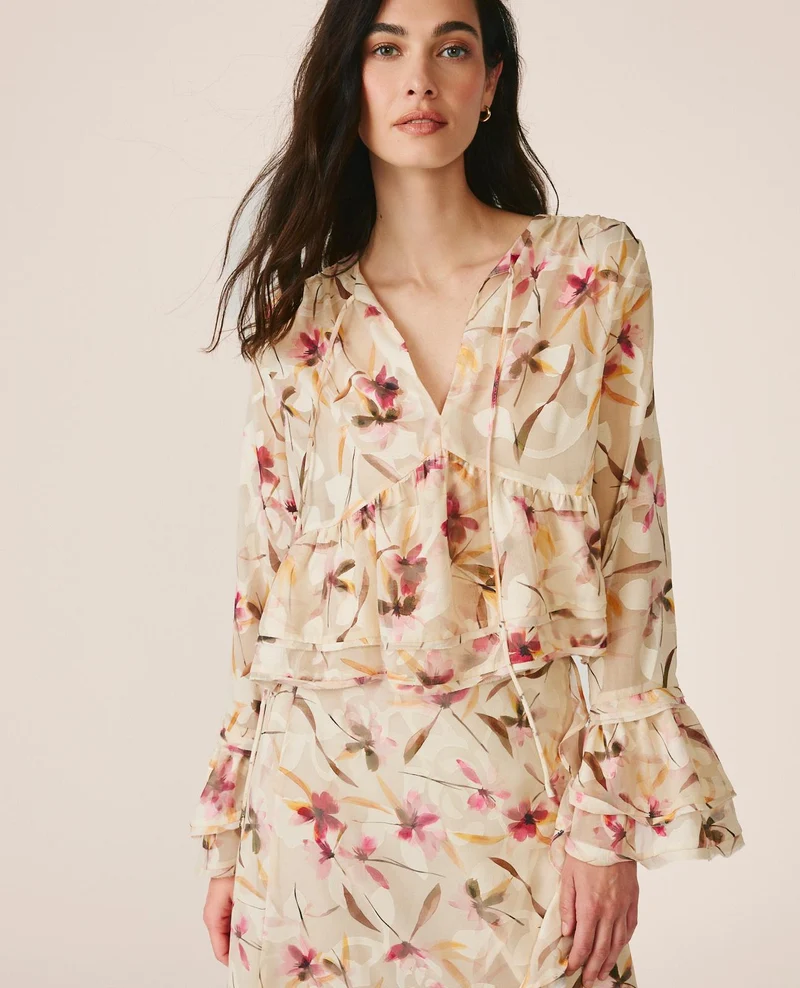 BLUSA FLUIDA FLORAL