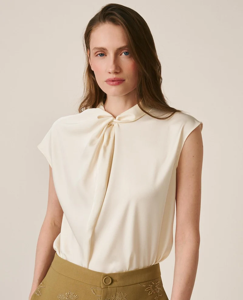 BLUSA LISA SATÉN