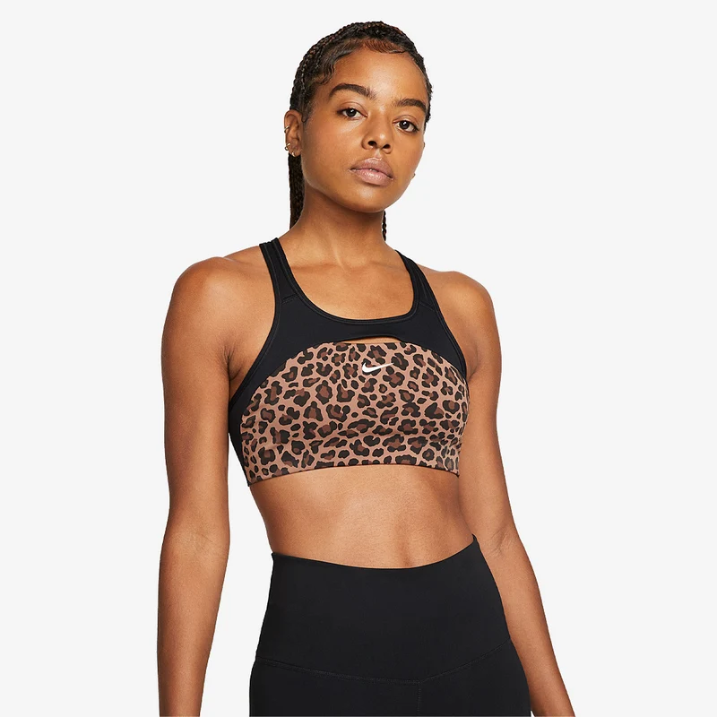 Nike Womens Dri-FIT Swoosh AOP Sports Bra