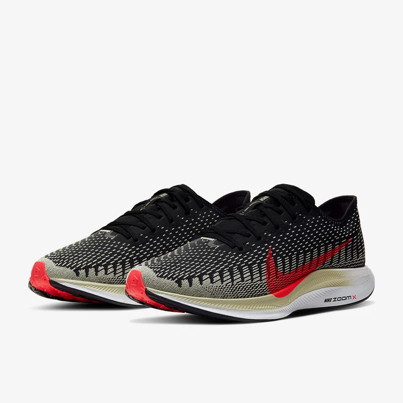 Nike Zoom Pegasus Turbo 2 - Black/Laser Crimson-Olive Aura