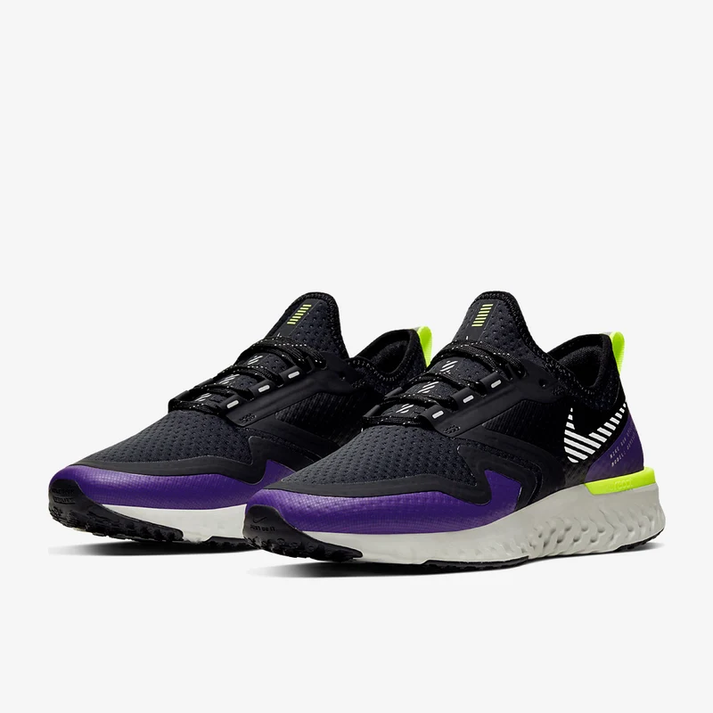 Nike Odyssey React 2 Shield para Mujer - Negro/Metallic Plata