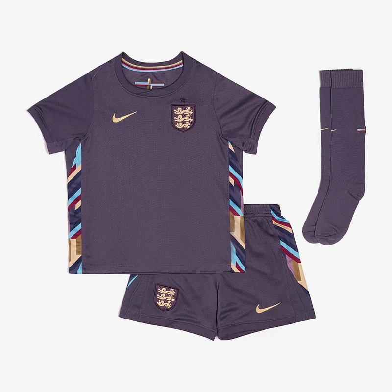 Segunda equipación Nike Inglaterra 2024 Dri-FIT Stadium para niños