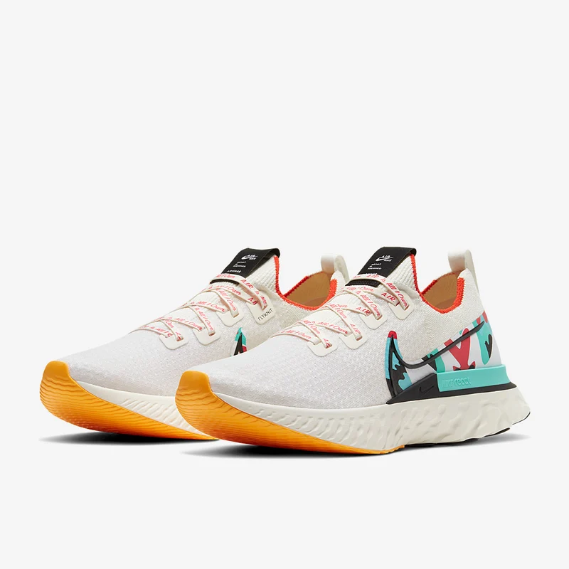 Nike React Infinity Run Flyknit A.I.R. - Sail/Black-Track Red