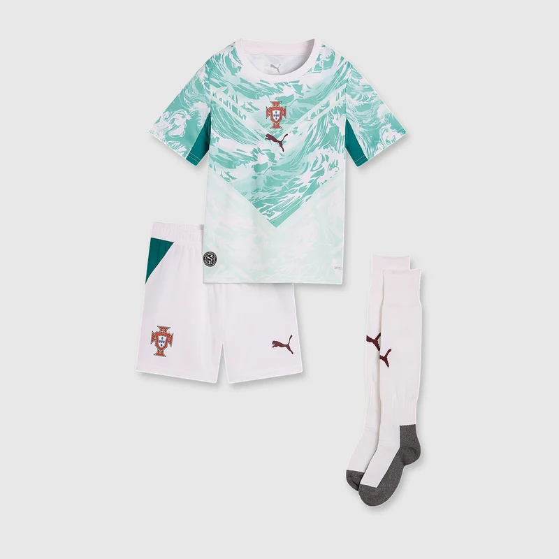 Kit Puma Portugal 2026 Segunda equipación para niños pequeños