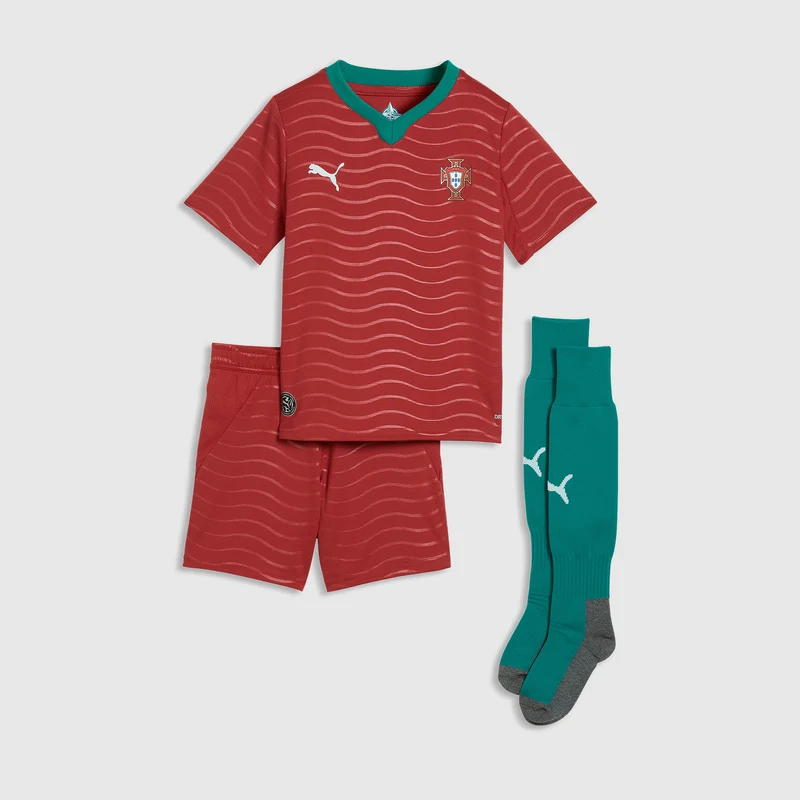 Kit Puma Portugal 2026 Primera equipación para niños