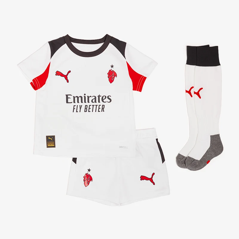 Puma AC Milan 25/26 Little Kids Away Kit