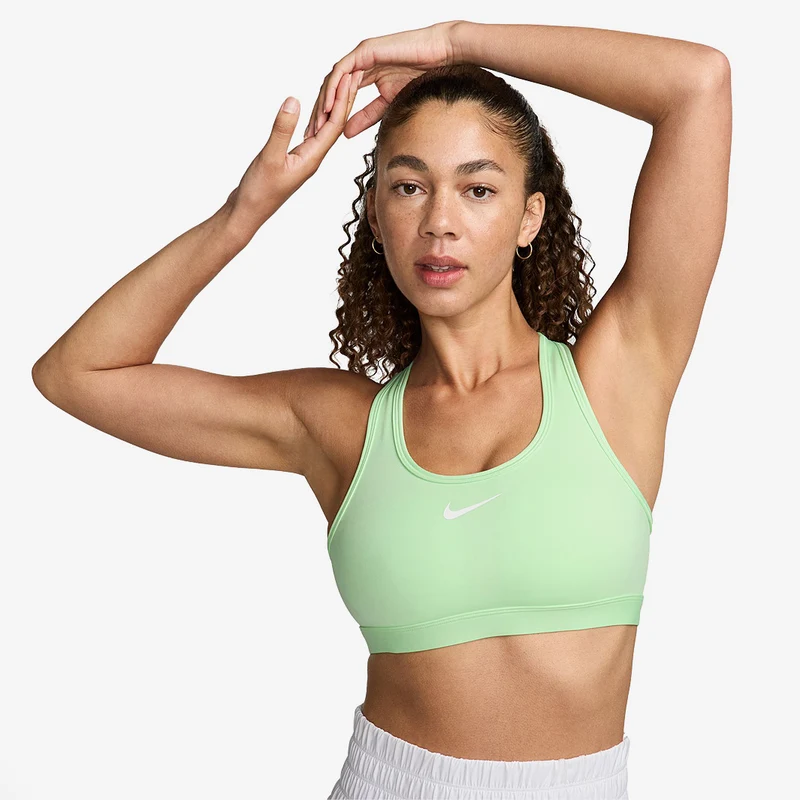Sujetador deportivo Nike Swoosh Padded Sujeción Media para mujer