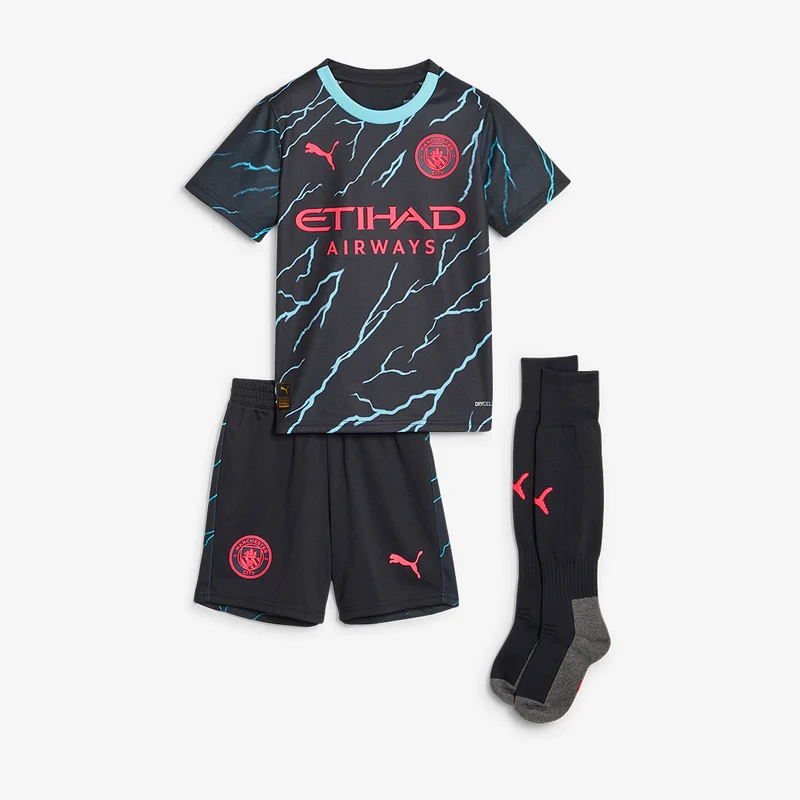 Tercera equipación Puma Manchester City FC 23/24 para niños