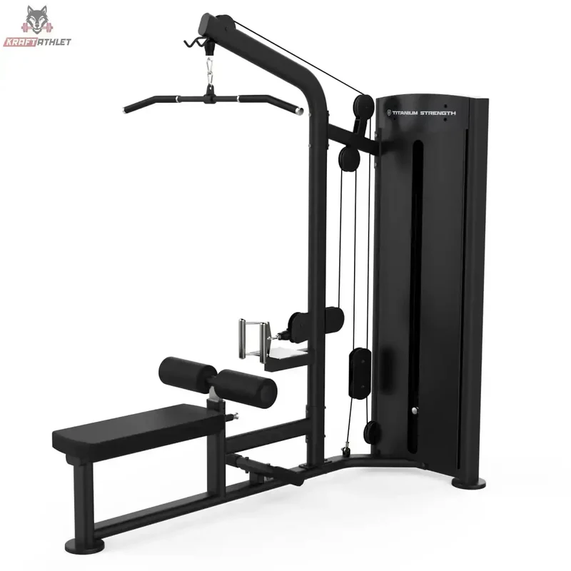 Latzug und Rudergerät Titanium Strength Black Series