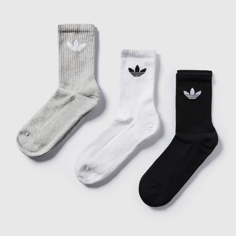 Calcetines adidas Originals Unisex Trefoil Cushion Crew 6 Pares
