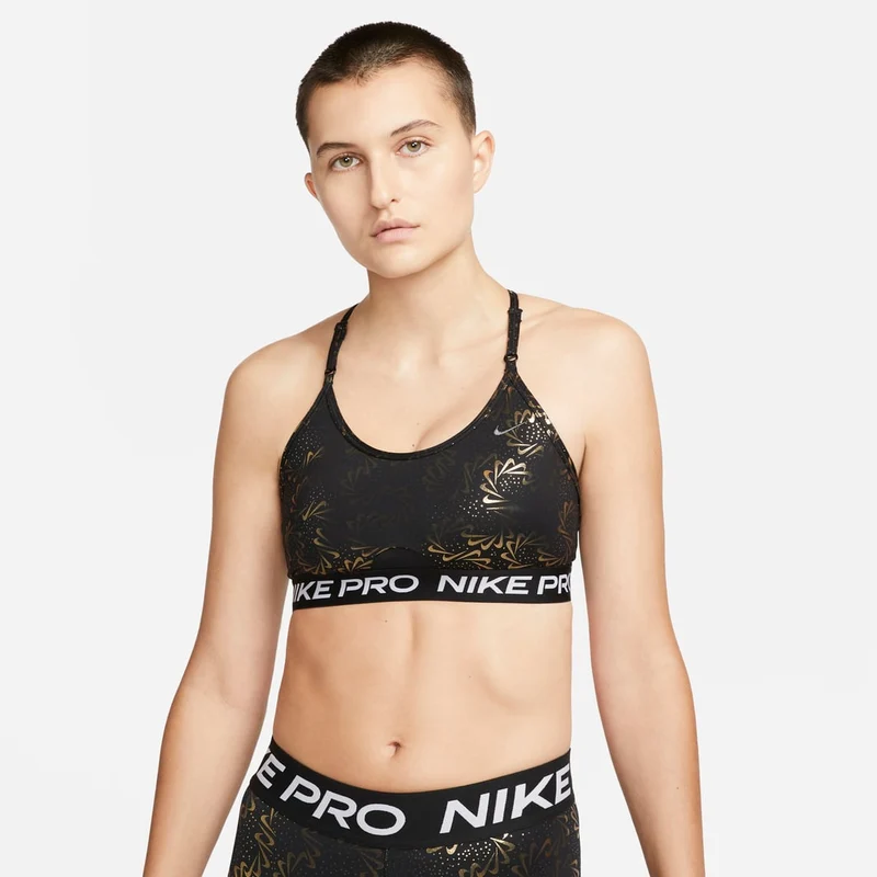 Sujetador Nike Indy Stripy Sparkle para mujer