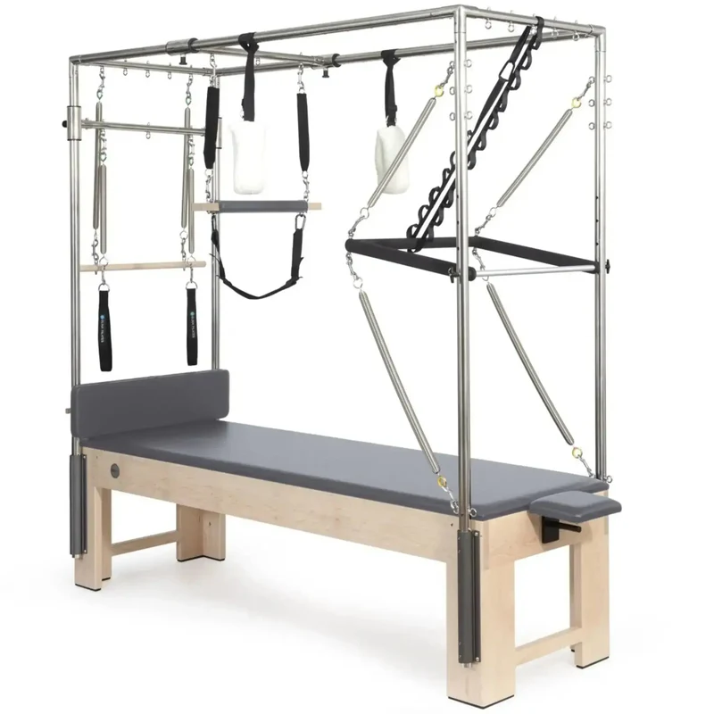 Elina Pilates Wooden Cadillac – Klassisches Holz-Design Premium, Ivory