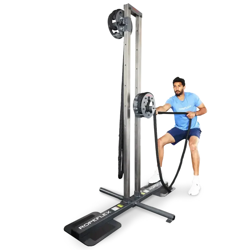 Ropeflex RX1500 Dragon Bügelstation – Standrahmen für 1–2 RX505 Seiltrommeln, 9 Höhen