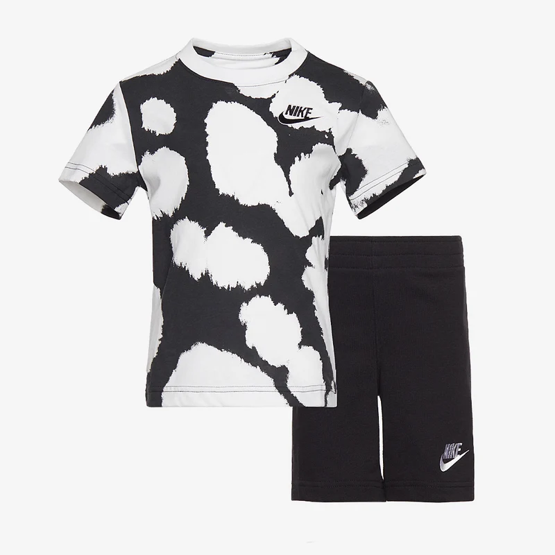 Conjunto pantalones ccortos Nike Dye Dot Short Set (2-7 AÑOS) para niños pequeños