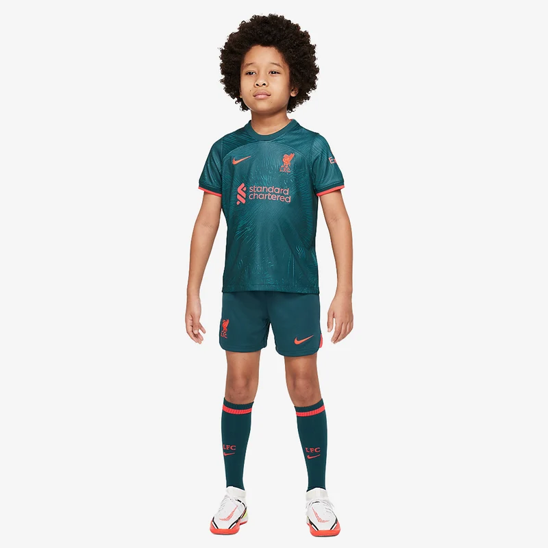 Tercera equipación Nike Liverpool FC 22/23 Dri-Fit para niños