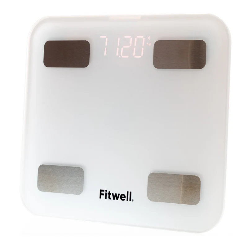Fitwell Báscula Corporal Inteligente BF8035, Caja Abierta