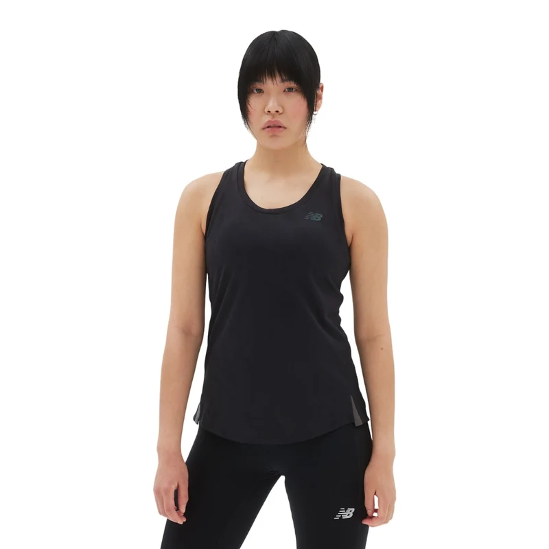 New Balance Camiseta Deportiva sin Mangas Q Speed Jacquard Negro, para Mujer