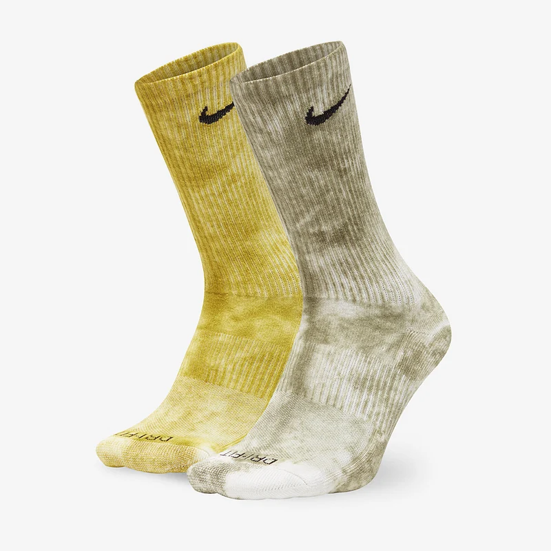 Nike Everyday Plus acolchados TieDye Crew Calcetines (2 Pairs)