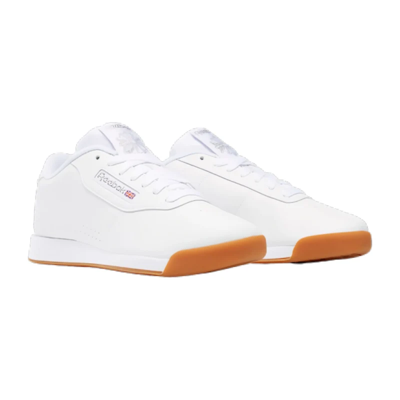 Reebok Tenis Princess Blanco/ Café, para Mujer