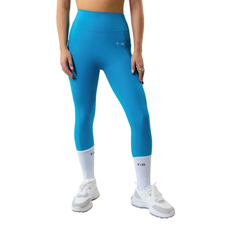 TNG Leggings Deportivo Sync Turquesa, para Mujer