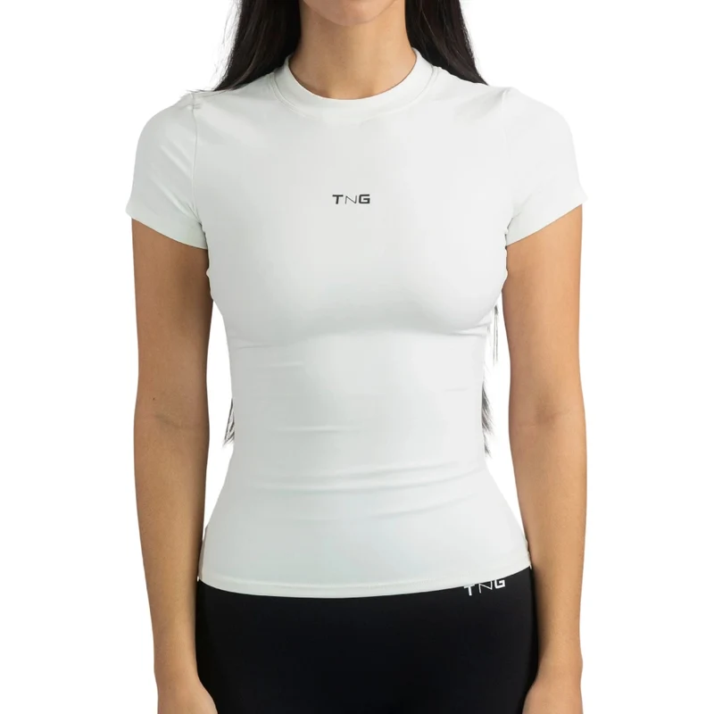TNG Camiseta Manga Corta Pulse Blanco, para Mujer
