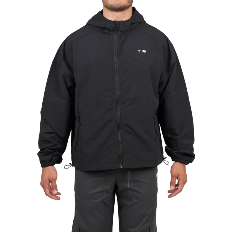 TNG Jacket Water Resistant Negro, para Hombre