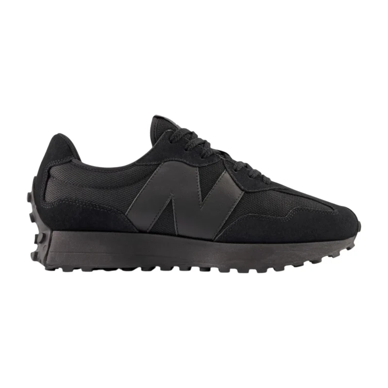 New Balance Tenis Championes 327 Negro, para Hombre