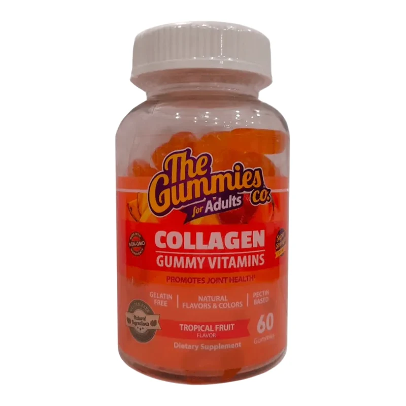 The Gummies Suplemento Alimenticio Collagen 99MG Frutas Tropicales, 60 Gomitas
