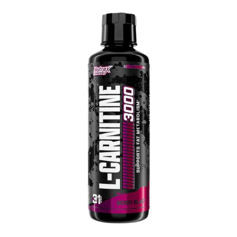 Nutrex Suplemento Deportivo L-Carnitina Líquida 3000, 31 Porciones