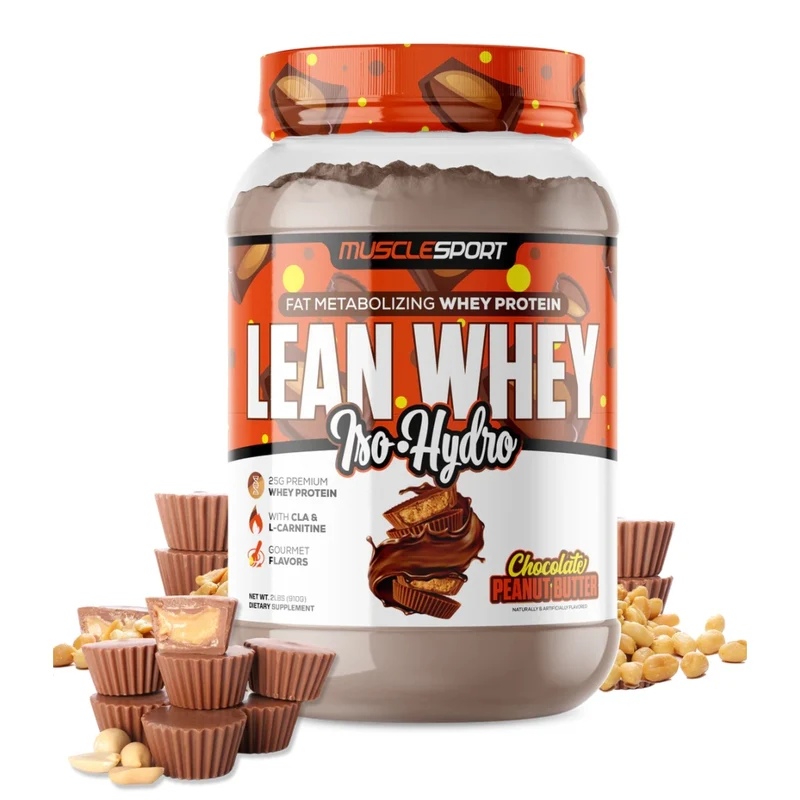 Musclesport Suplemento Deportivo Proteína Lean Whey Iso Hydro, 2 Libras