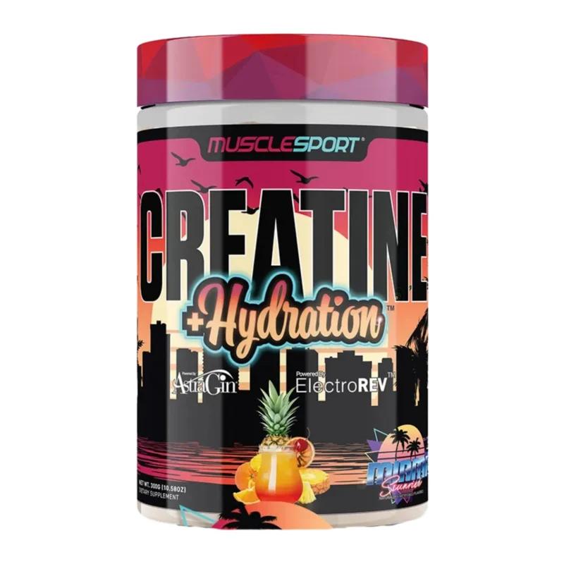 Musclesport Suplemento Alimenticio Creatina + Hidratación, 60 Porciones