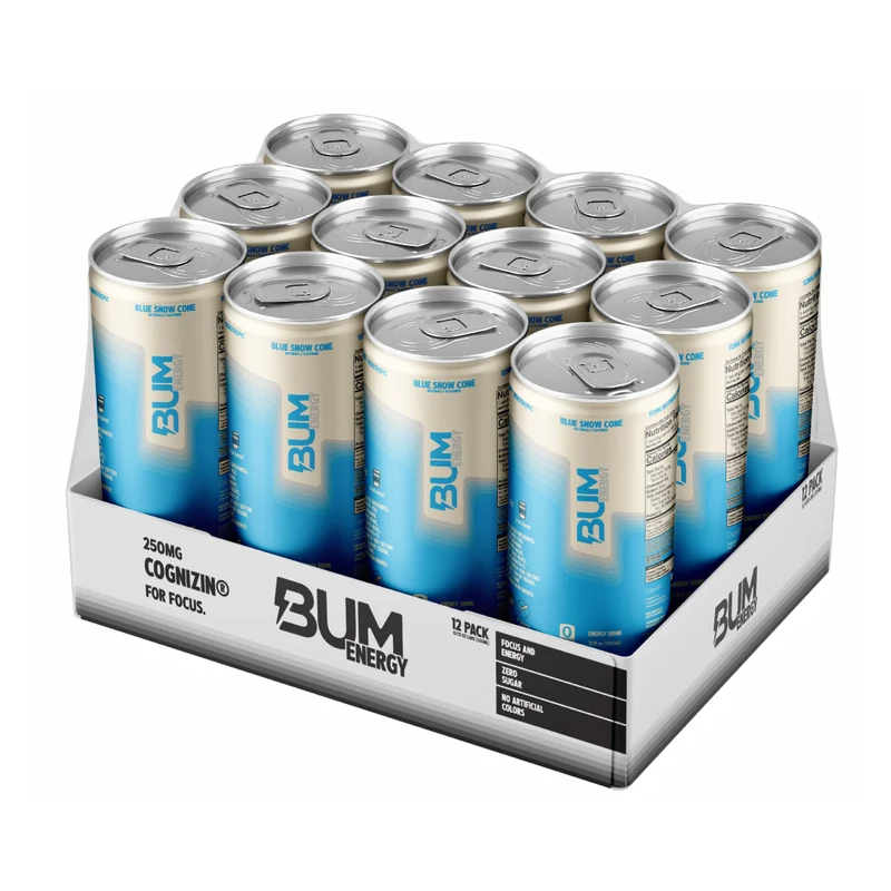 Raw Nutrition Set Bebidas Energéticas BUM Energy 12oz, 12 Unidades