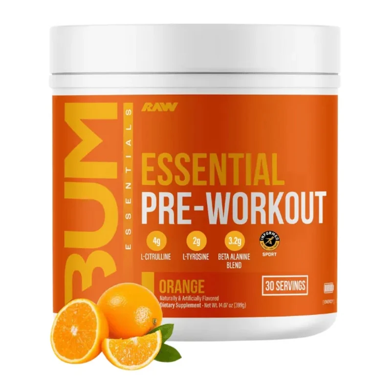 RAW Nutrition Suplemento Deportivo CBUM Essential Pre-Workout, 30 Porciones