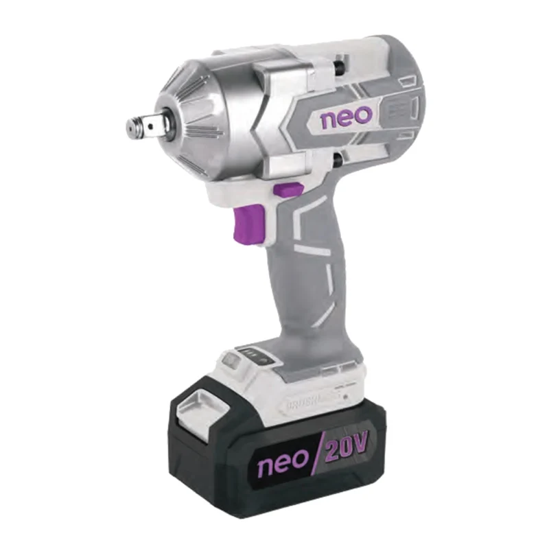 Neo Pistola de Impacto Inalámbrica 1/2" 20V 850Nm, LI-1085/20-K2