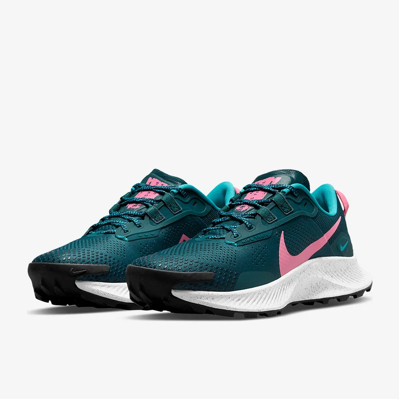 Ã‚Â Nike Womens Pegasus Trail 3 - Dark Teal Green/Pink Glow